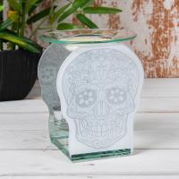 Desire Skull Glass Wax Melt Warmer Extra Image 1 Preview